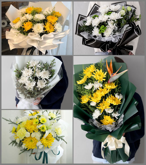 吉林延边州图们市月晴镇白事花束代送